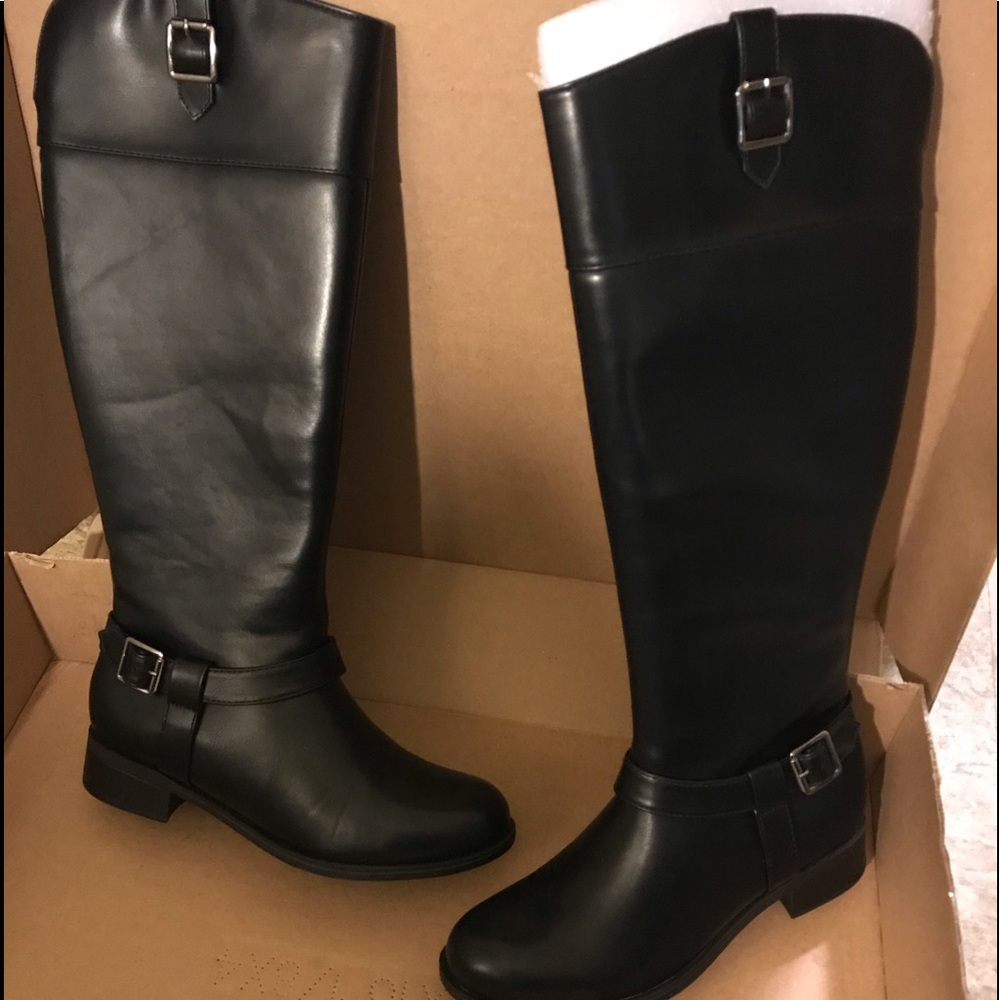Black rider boots